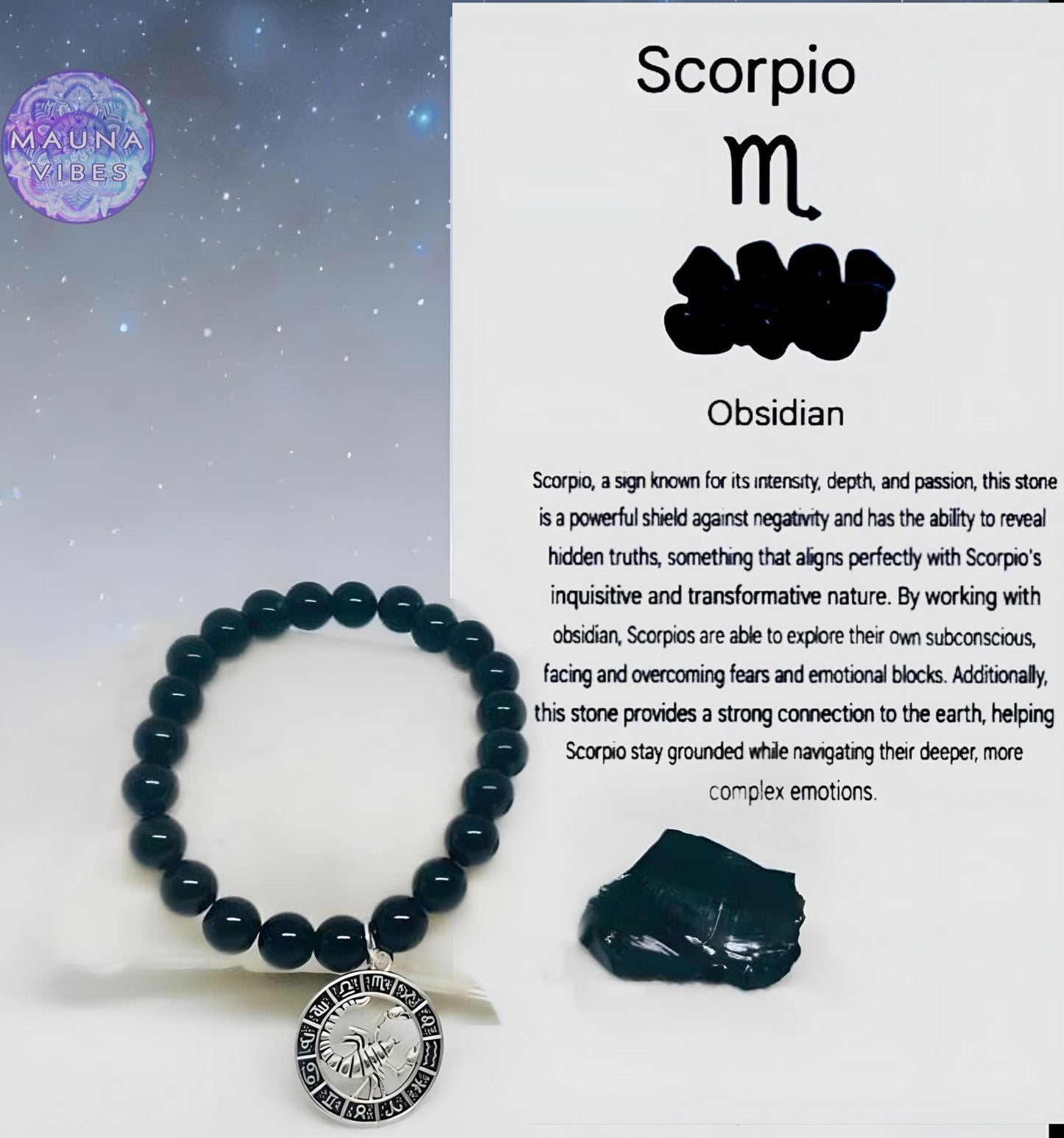 Zodiac Bracelet Collection– Astrology Birthstone Crystal Bracelets for Horoscope Lovers | Unisex Gift, Birthstone-Inspired Bracelet