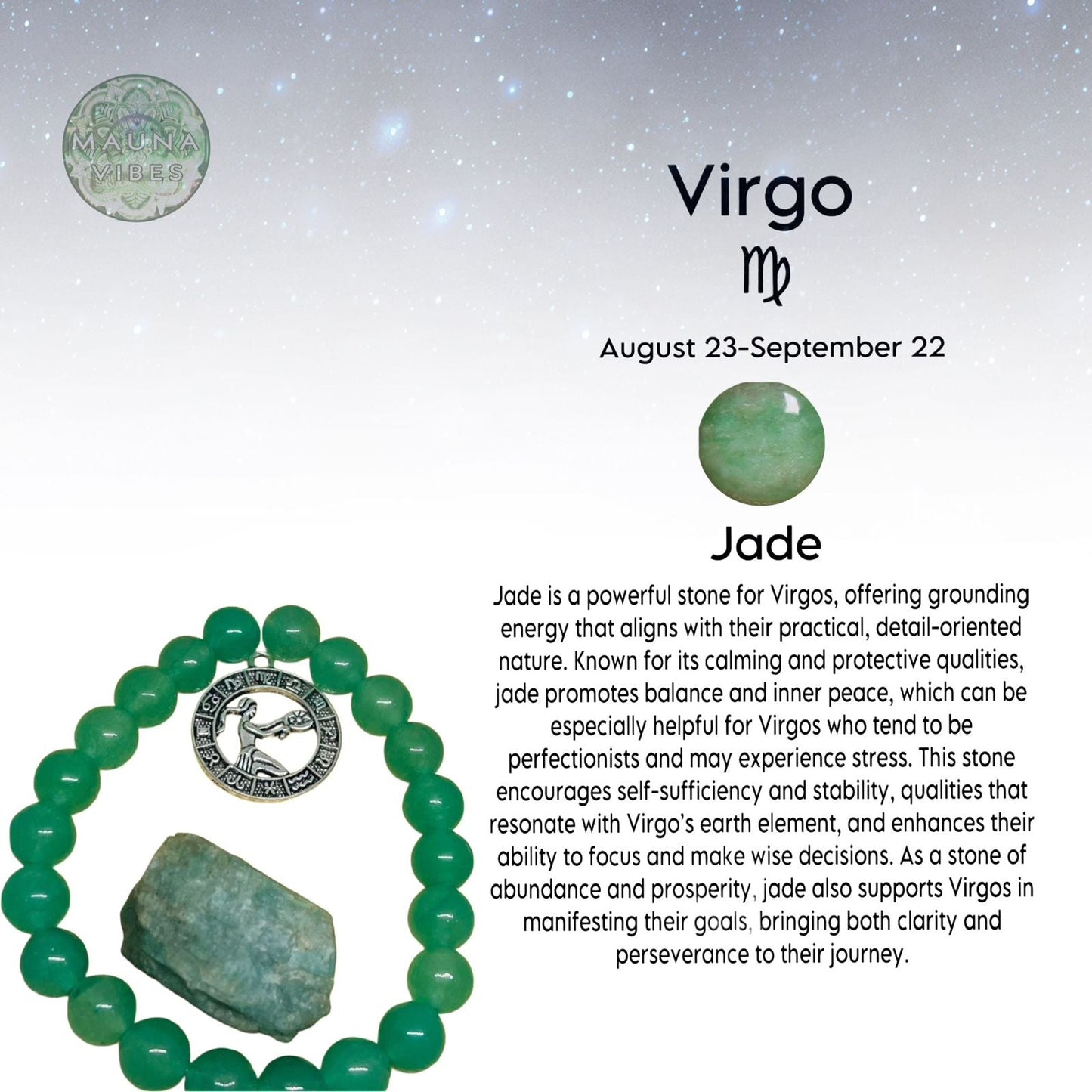 Zodiac Bracelet Collection– Astrology Birthstone Crystal Bracelets for Horoscope Lovers | Unisex Gift, Birthstone-Inspired Bracelet