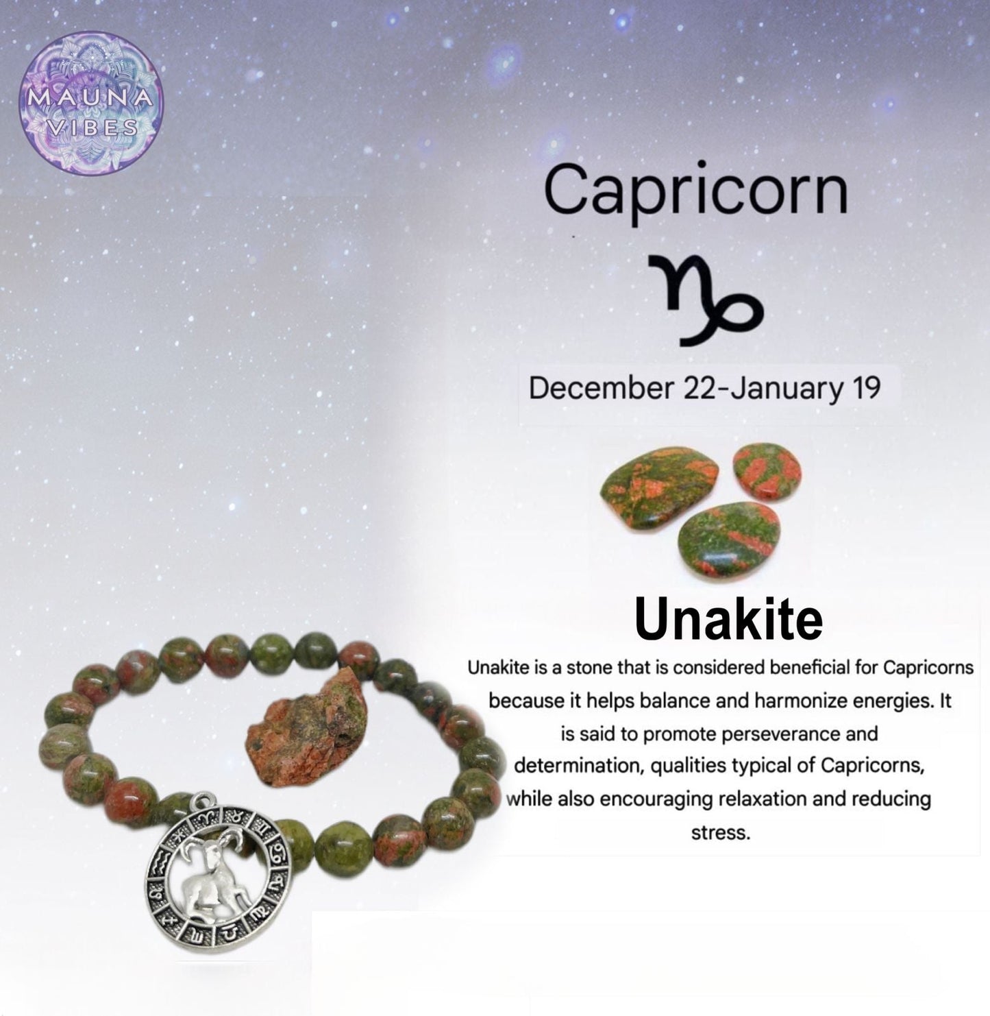 Zodiac Bracelet Collection– Astrology Birthstone Crystal Bracelets for Horoscope Lovers | Unisex Gift, Birthstone-Inspired Bracelet